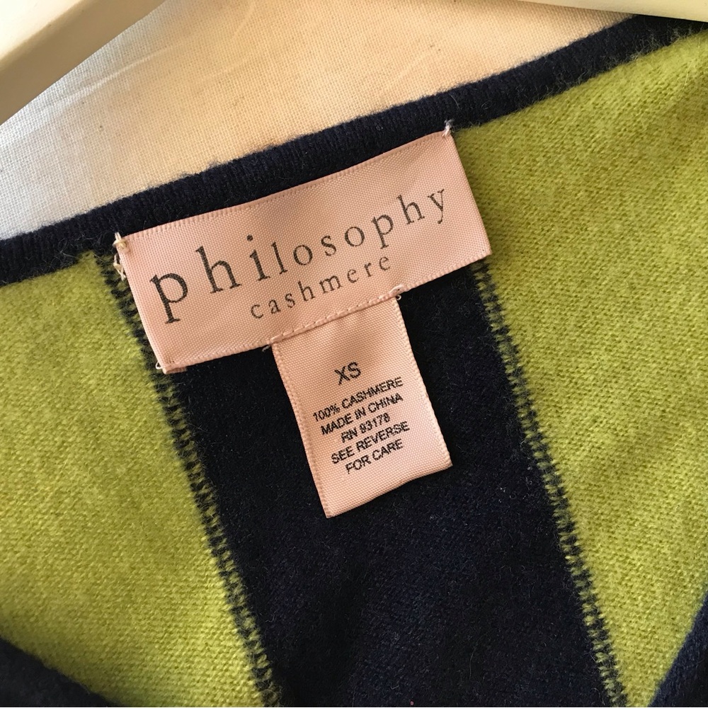 Philosophy 2-tone Cashmere Sweater